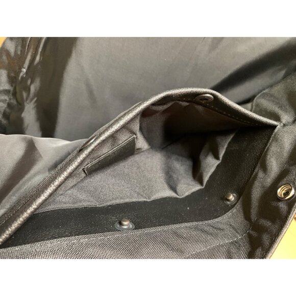 New Mens Black USA Leather Biker Vest 4XL Combat Trucker Gun Pocket RHH10564 - Picture 8 of 11